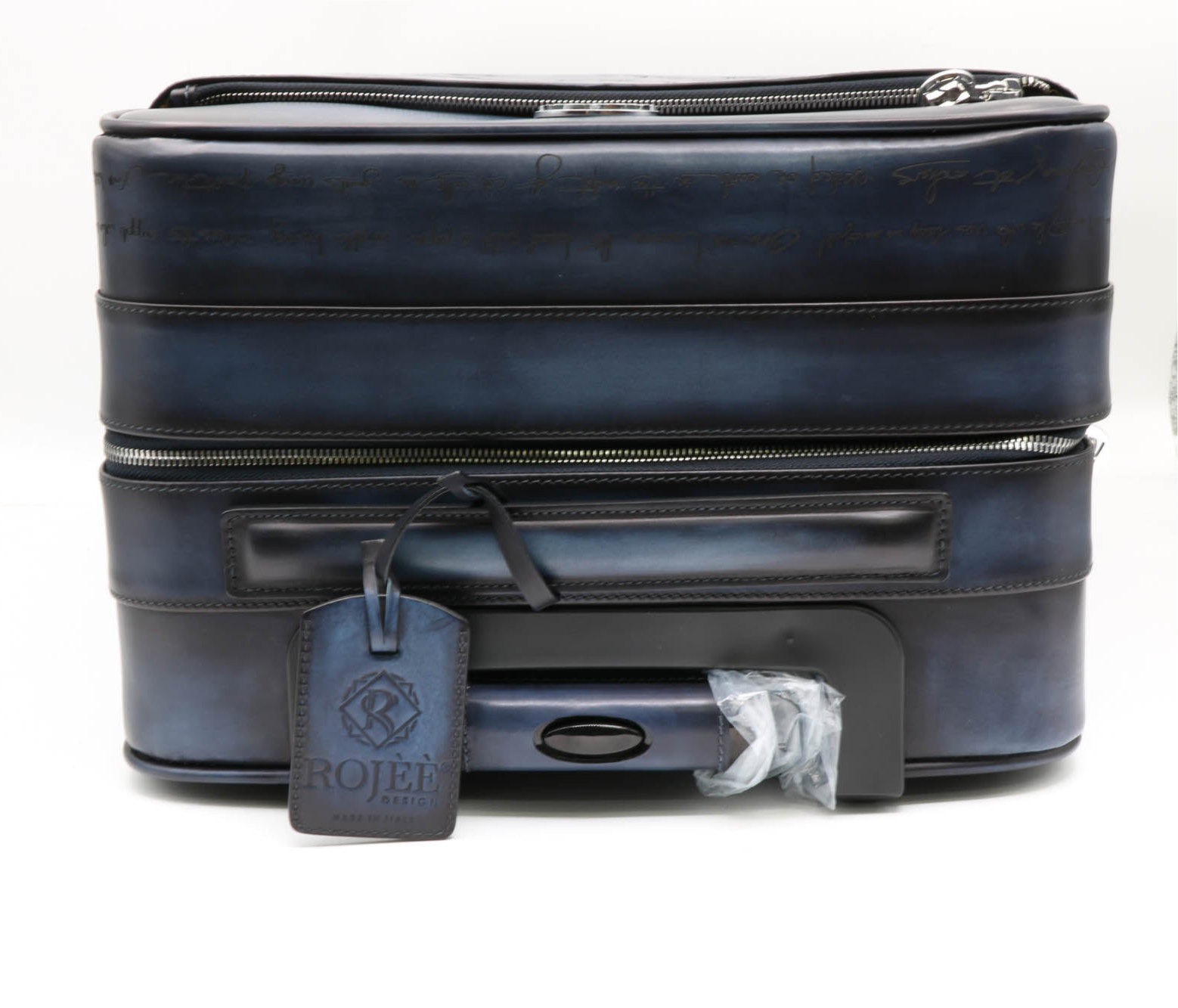 Koffer Blau Mit Gravur