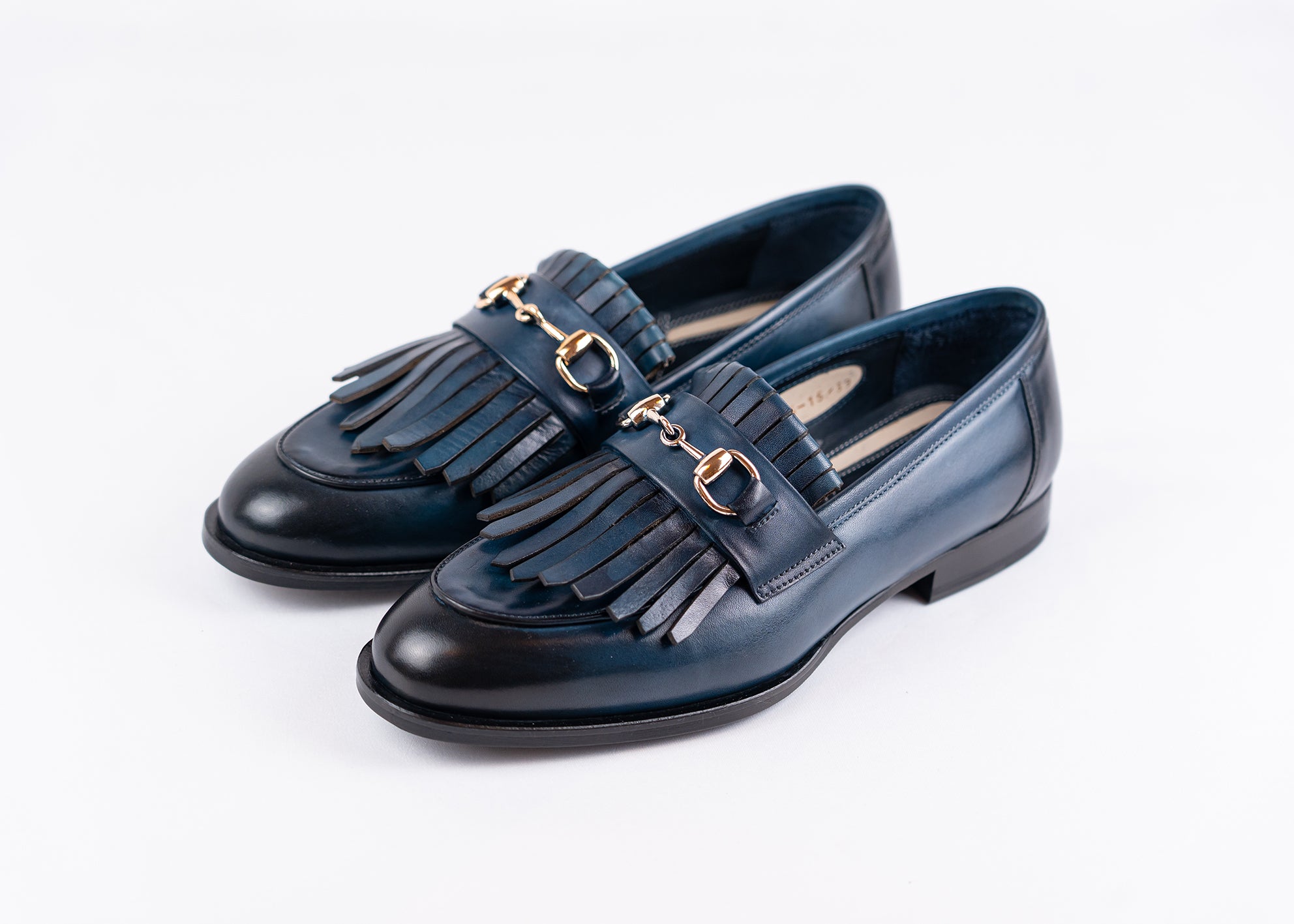 Rojèè Loafers mit goldener Metallschnalle