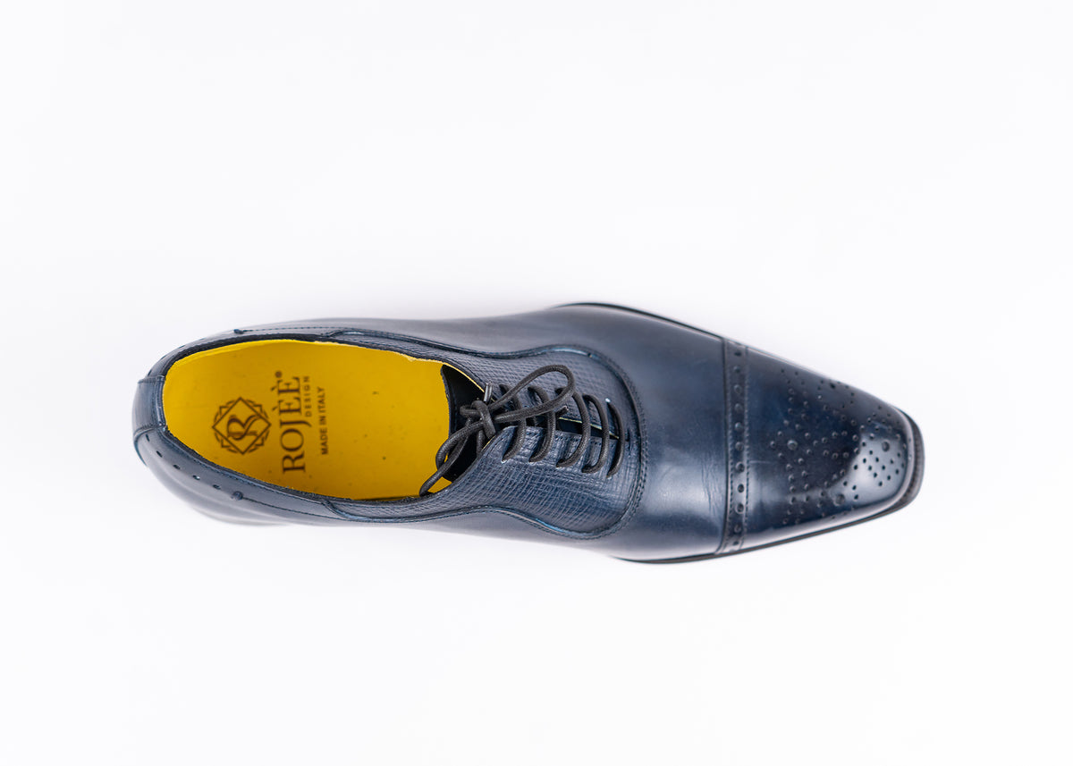 Schnürschuhe aus Leder Made in italy