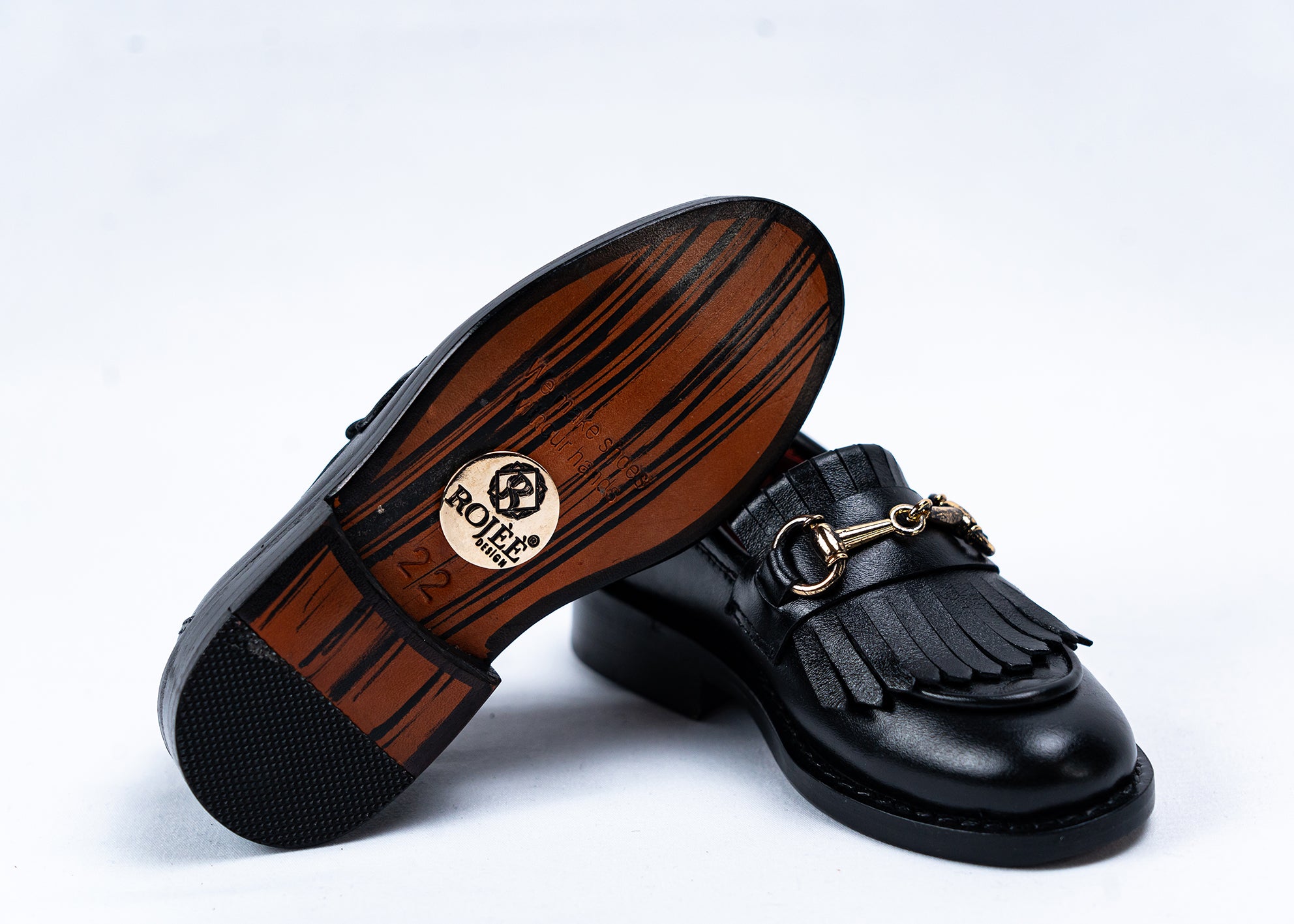 Junior Loafer mit Fransen