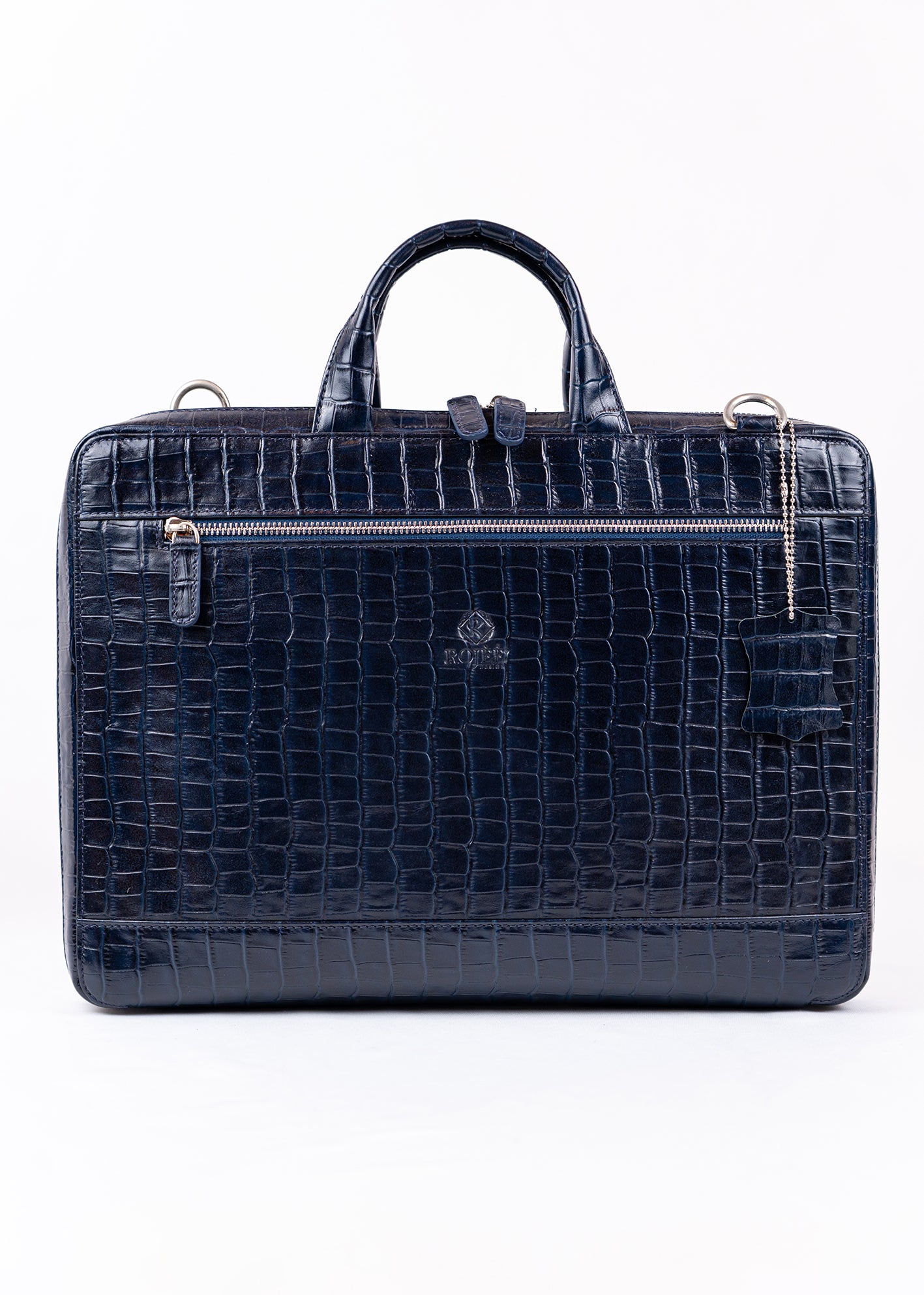 Tasche Crocoprägung aus Leder