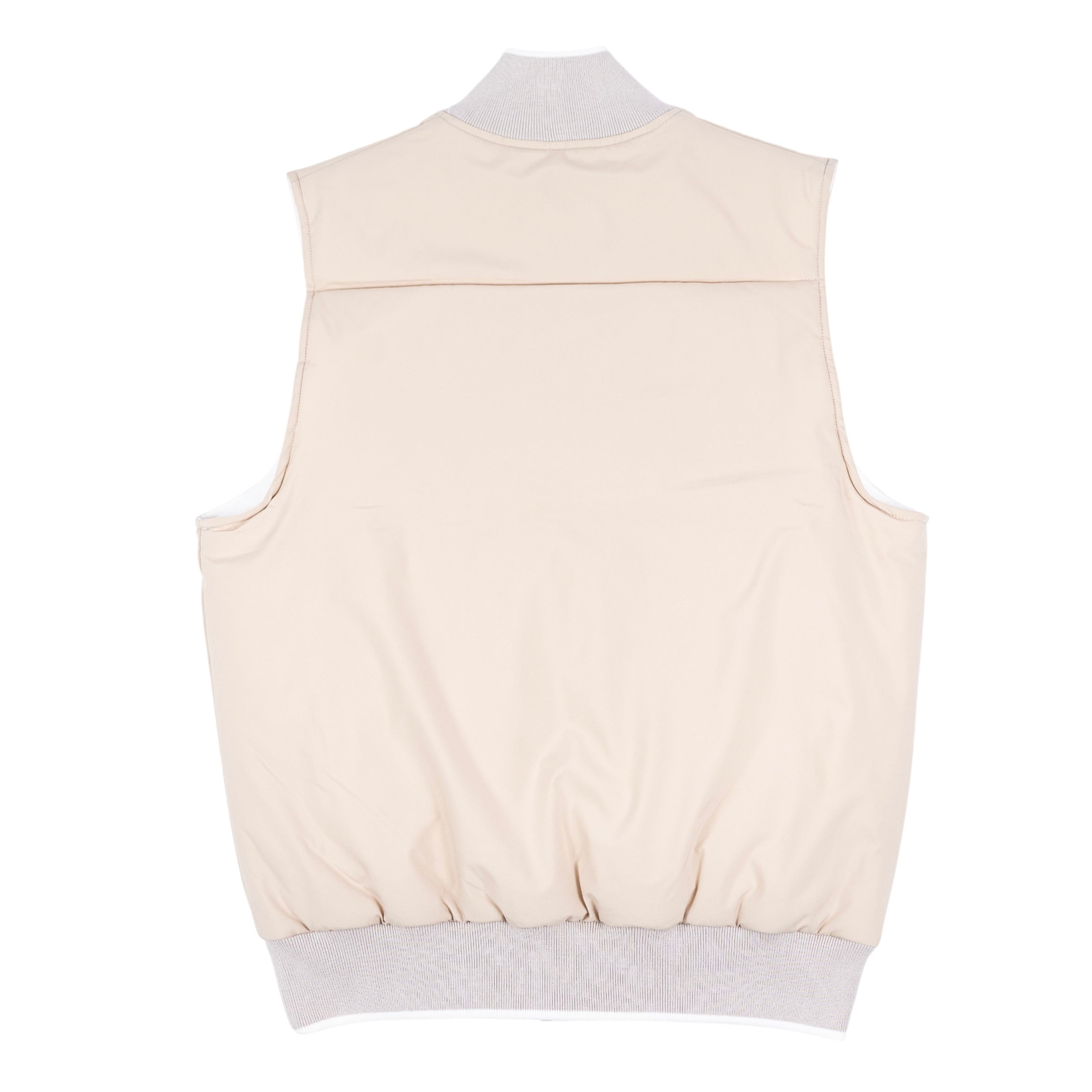Beige Weste aus Extra Merino Wool & Regensystem