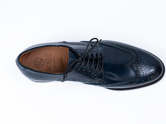 Schnürsenkel Schuhe Farbe Blau