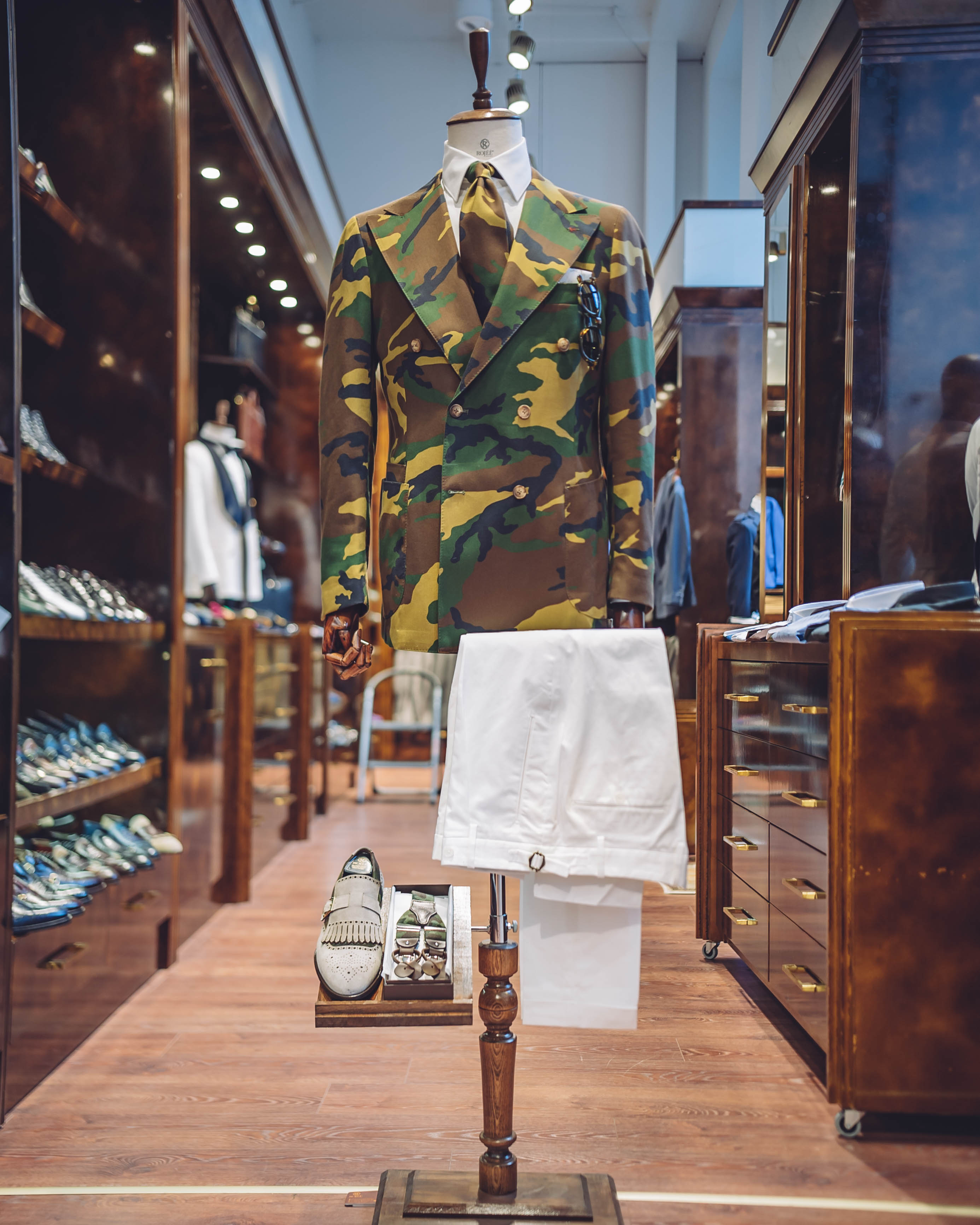 camouflage suit