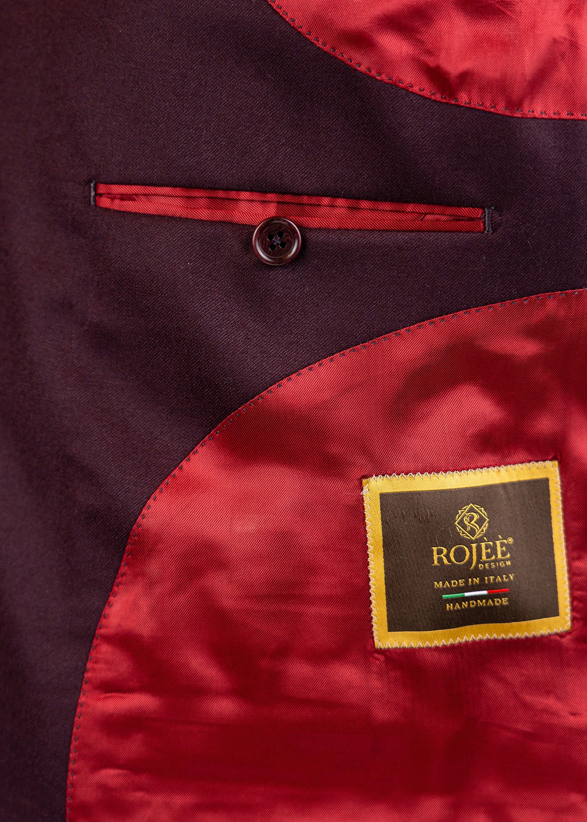 Flanell Anzug Bordeaux