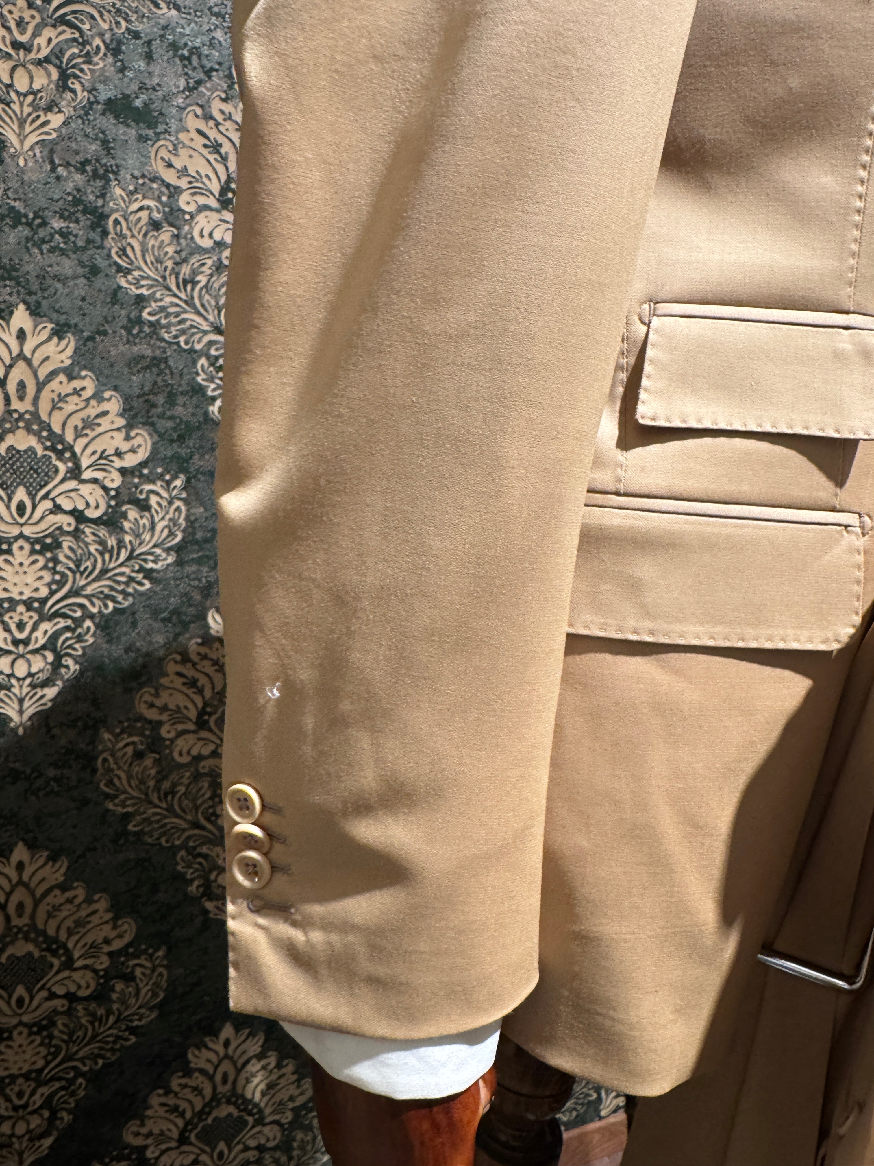 Anzug Einreiher Beige