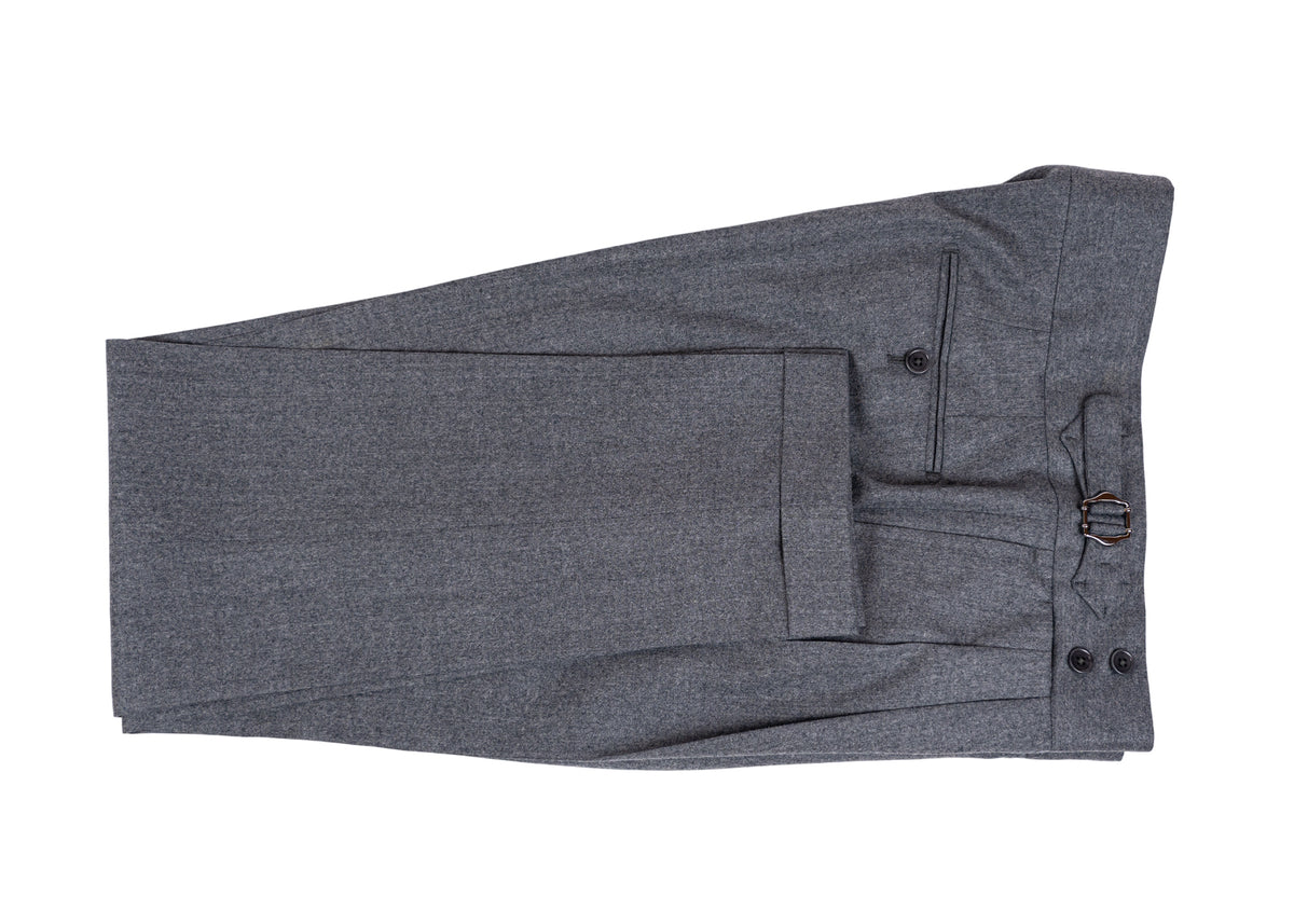 Flanell Anzug Grau