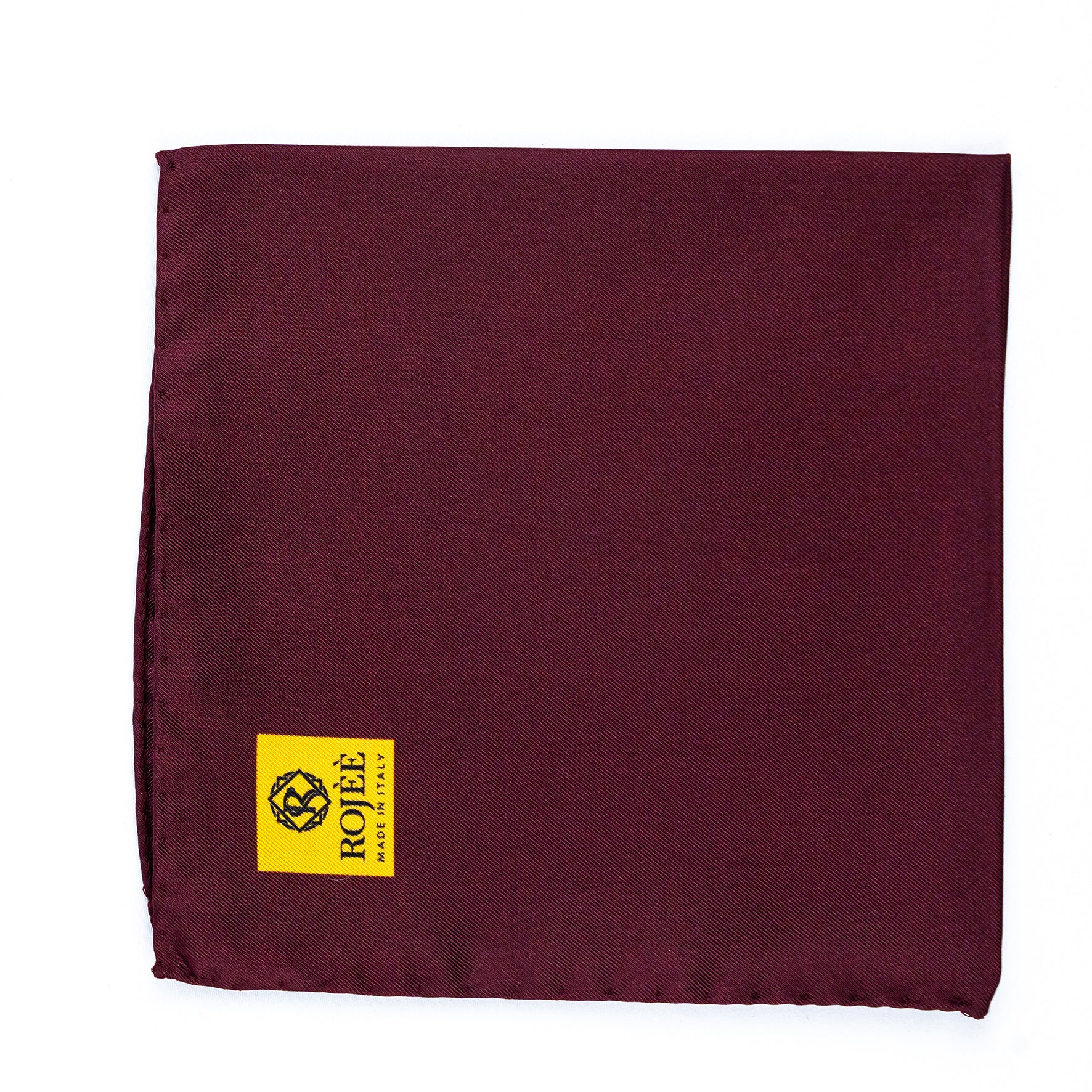 Elegantes Einstecktuch aus 100 % Seide, Made in Italy.