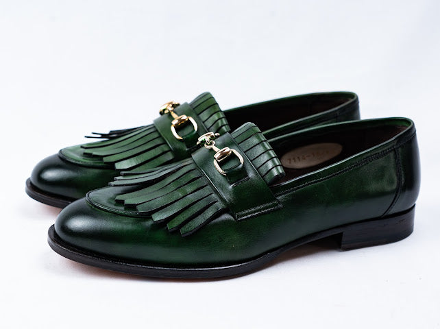 Rojèè Loafers mit goldener Metallschnalle