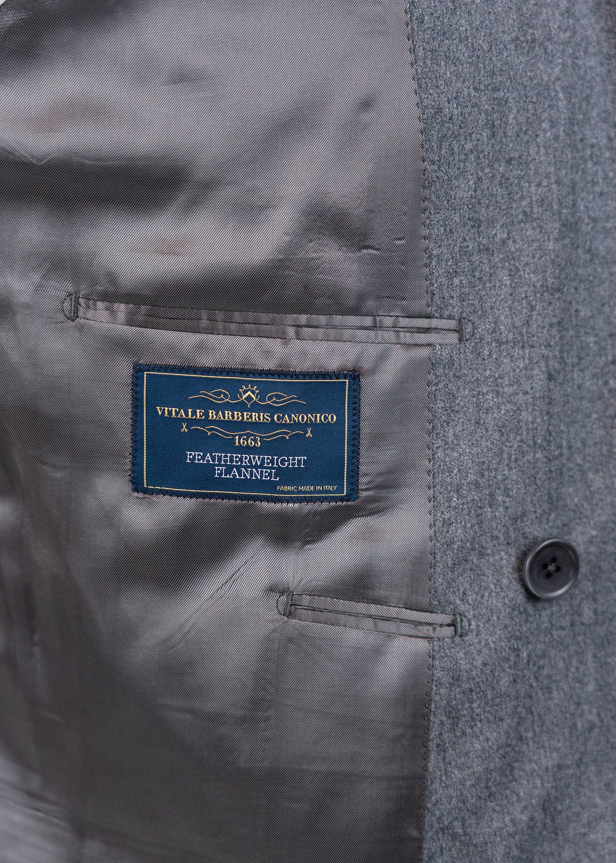 Flanell Anzug Grau