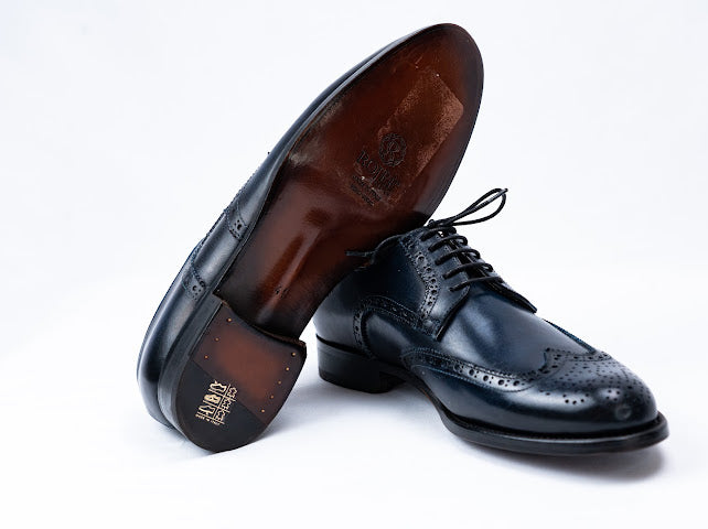 Schnürsenkel Schuhe Farbe Blau