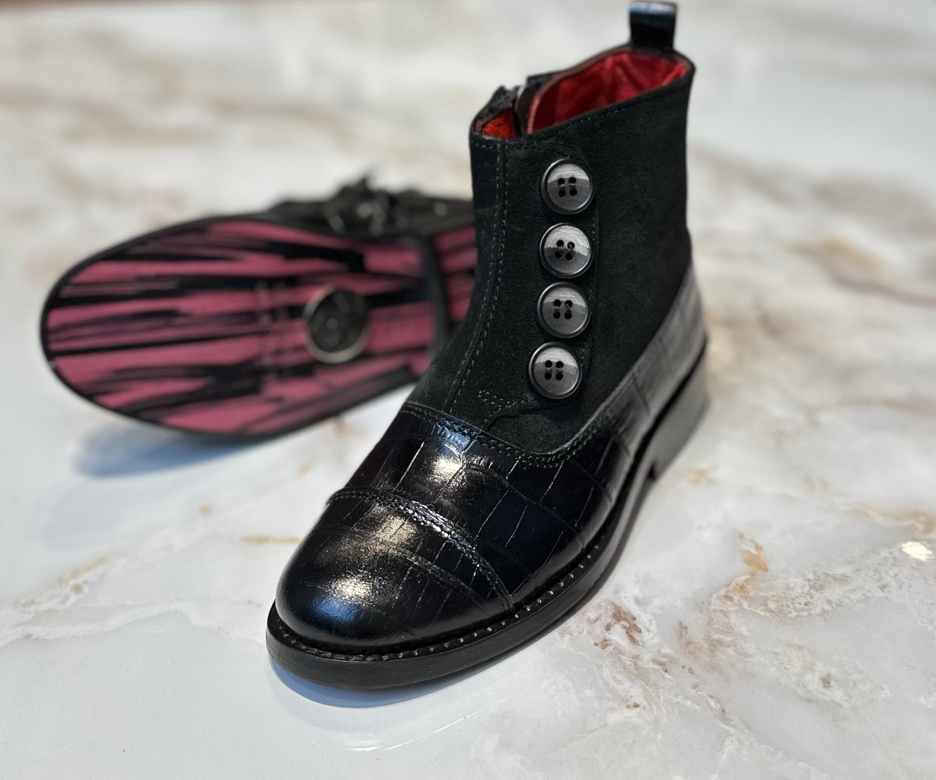 Stiefeletten aus Leder