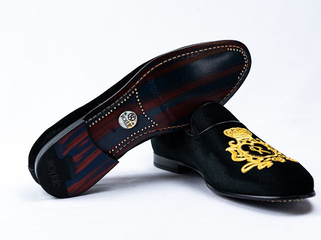 velvet loafers