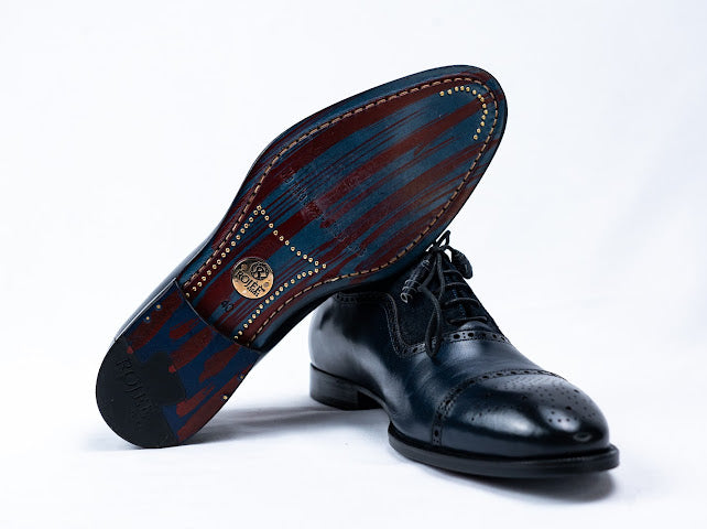Schnürschuhe mit Schnürsenkel aus Leder