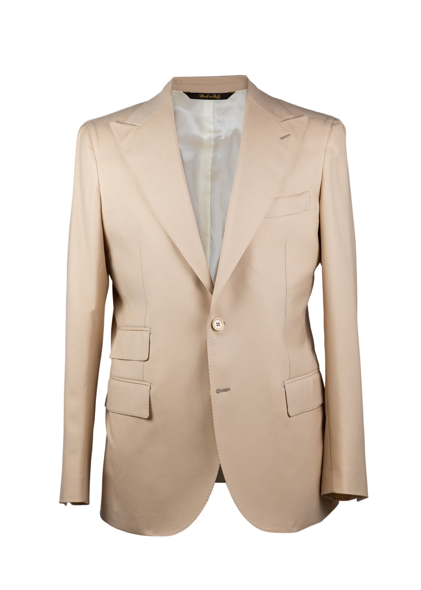 Anzug Einreiher Beige