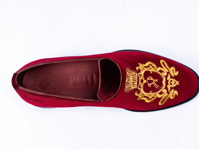 velvet loafers