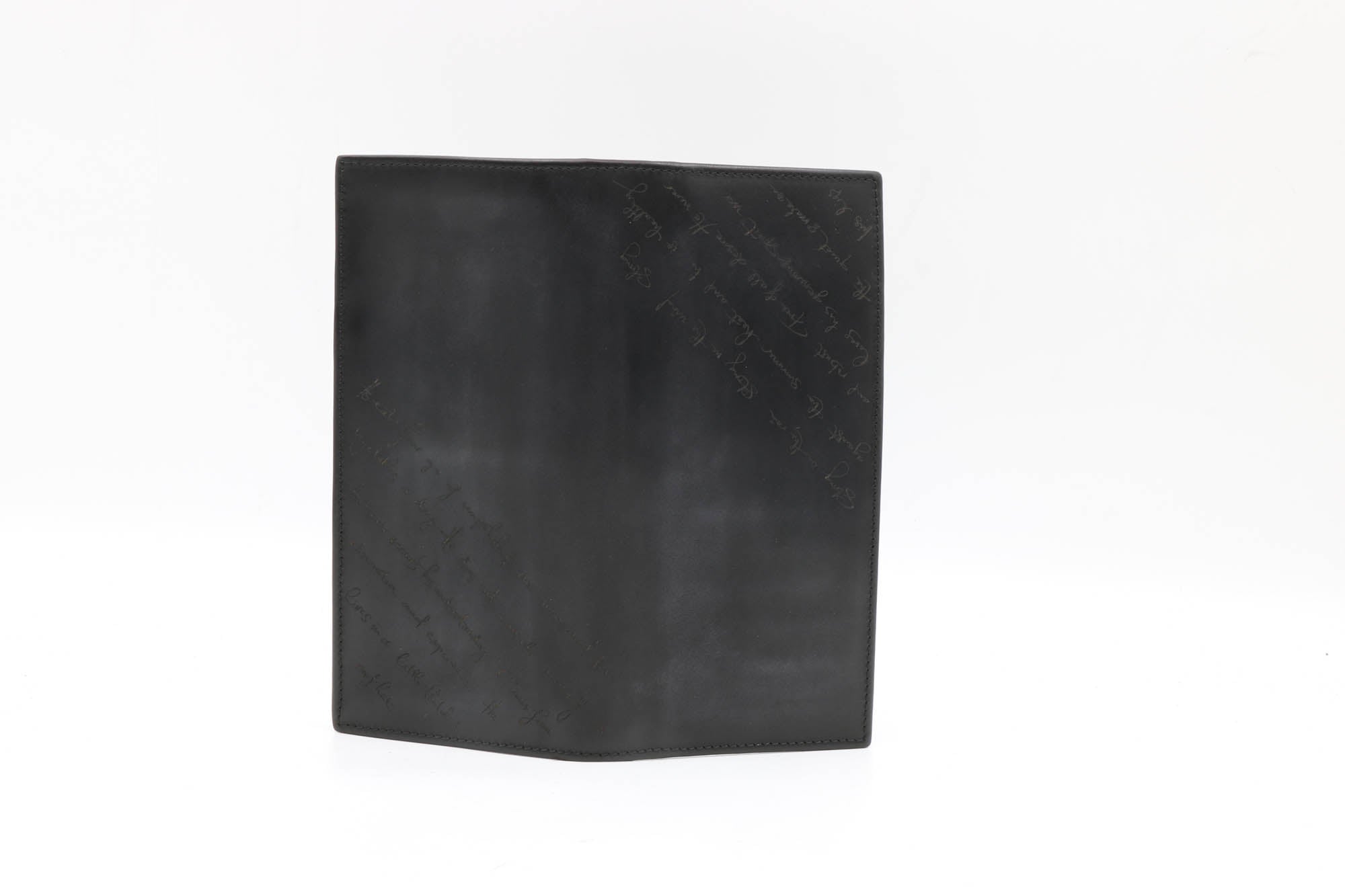 Brieftasche Schwarz Mit Gravur