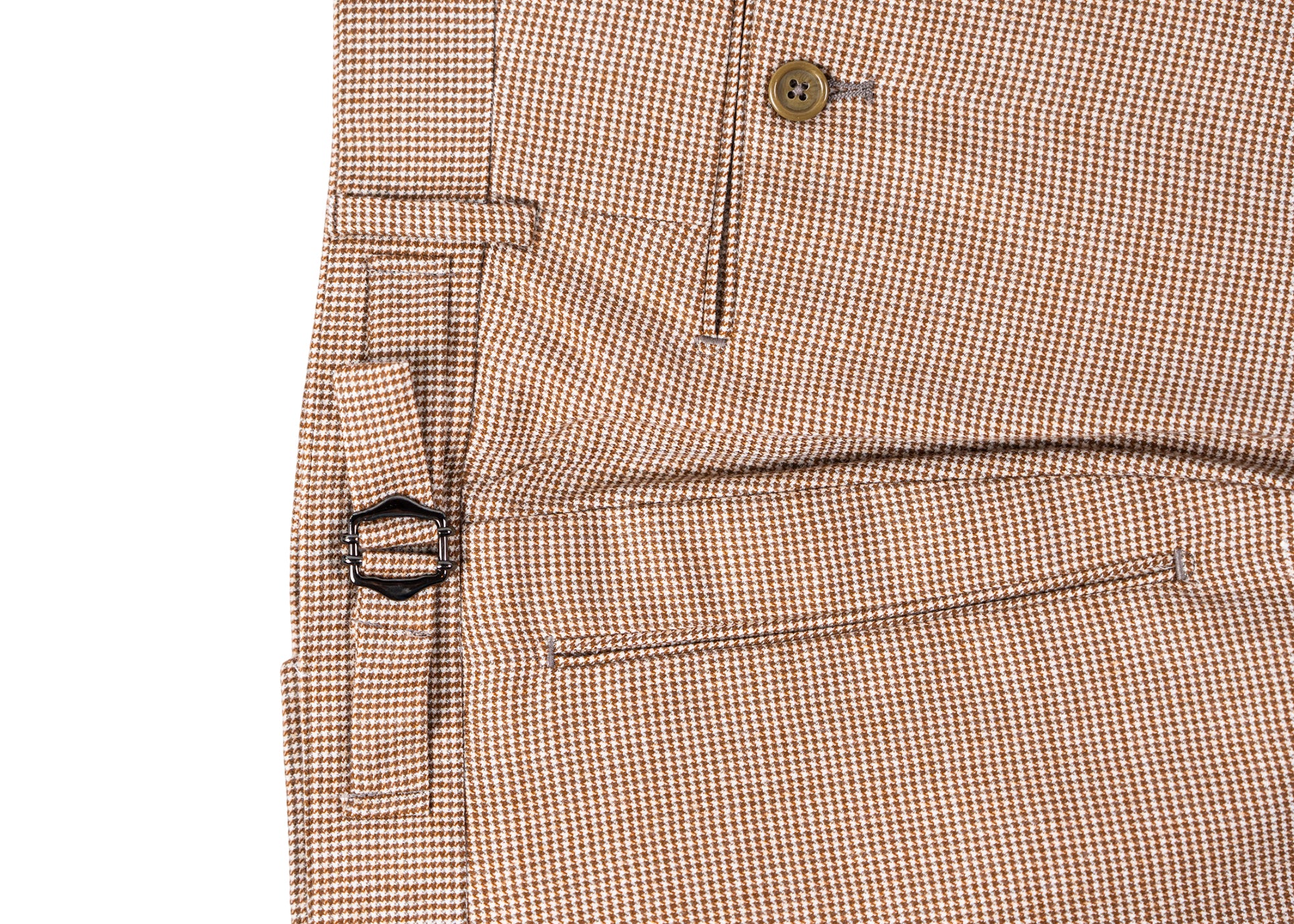 Karierte Hose braun beige