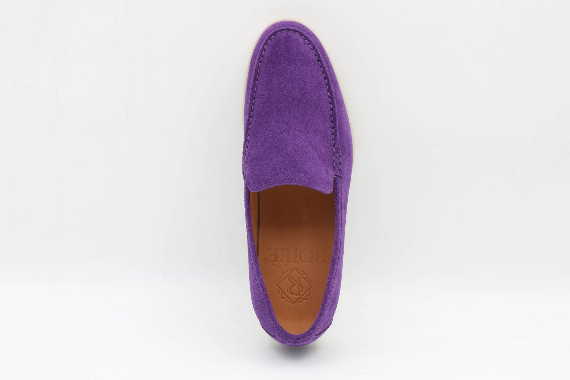Eleganter Damen-Loafer Farbe Purple