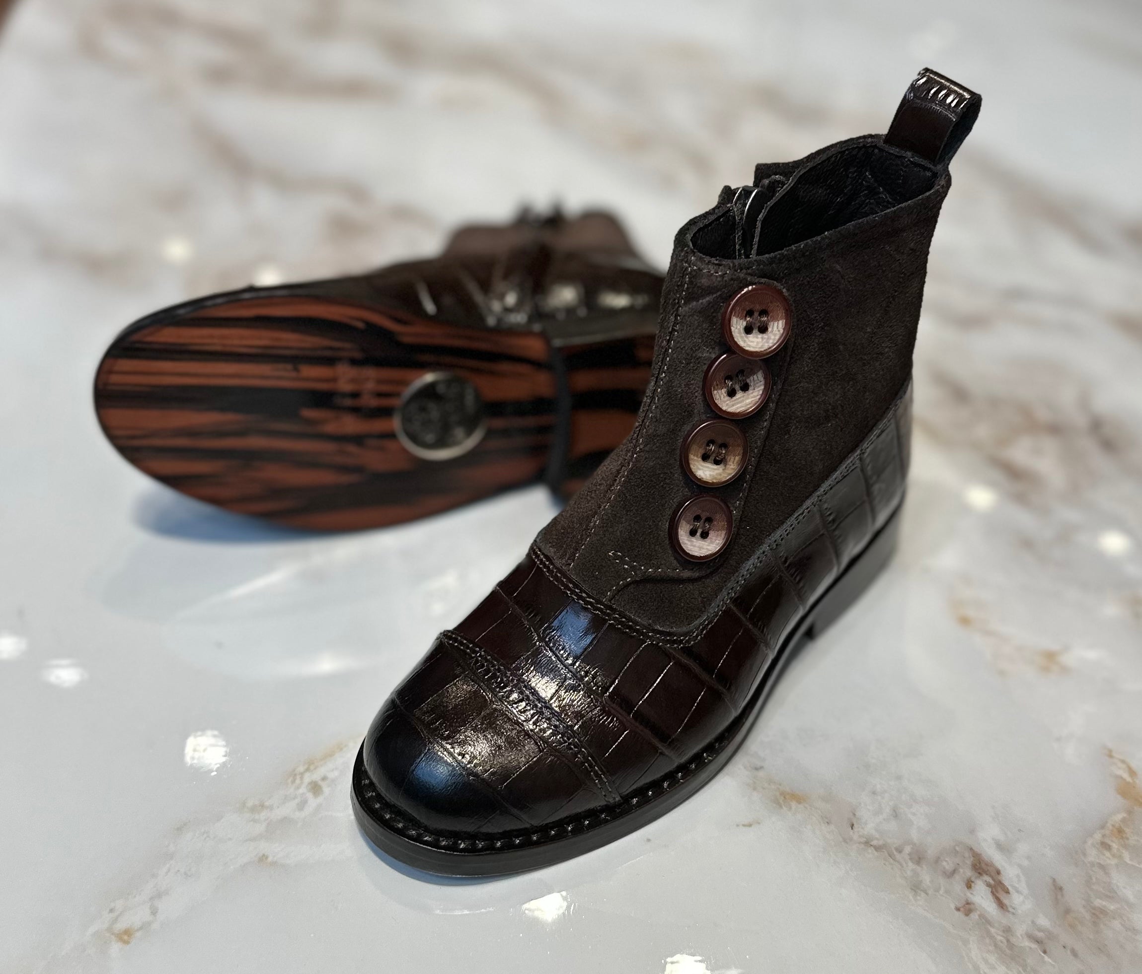 Stiefeletten aus Leder