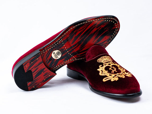 velvet loafers