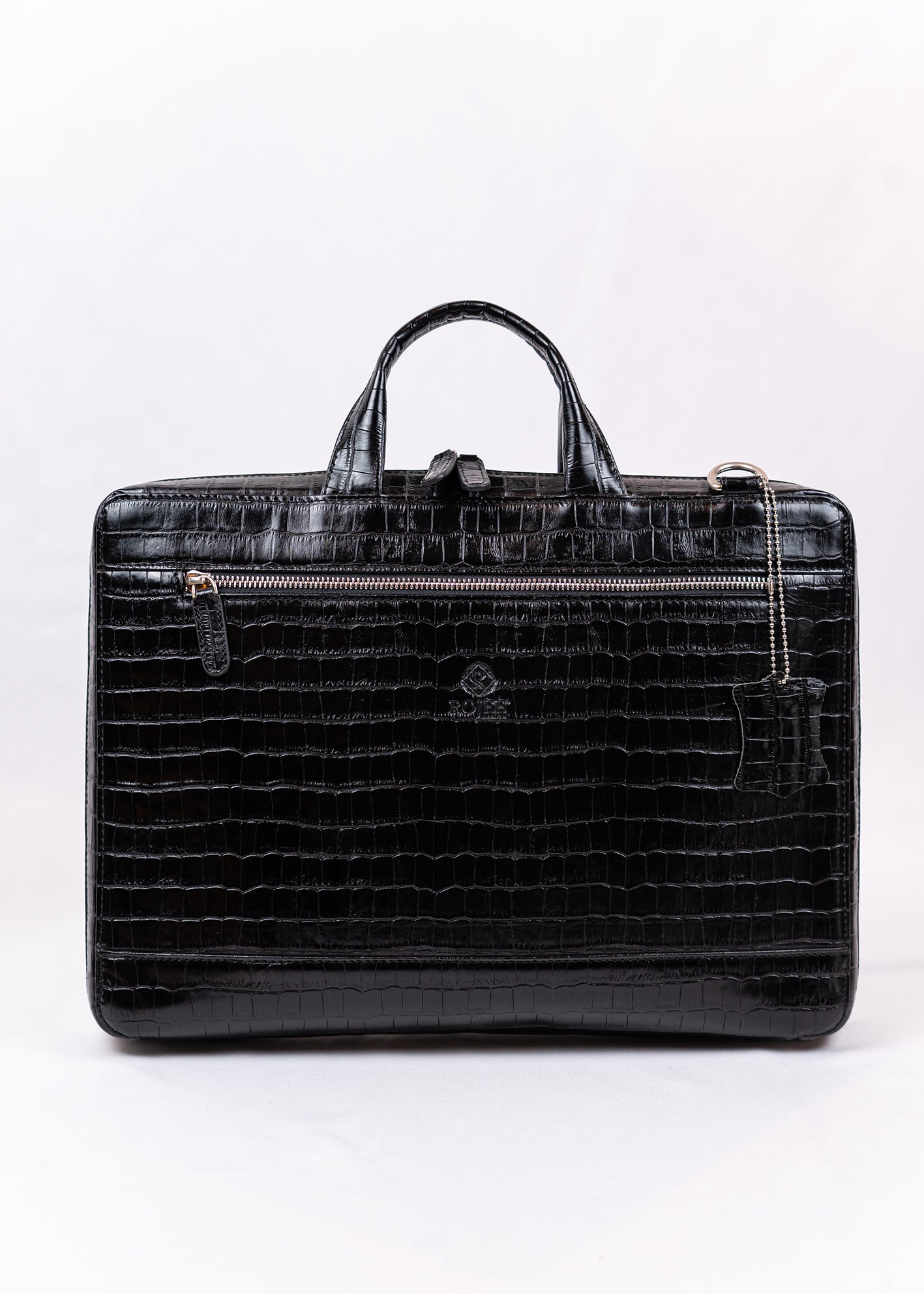 Tasche Crocoprägung aus Leder