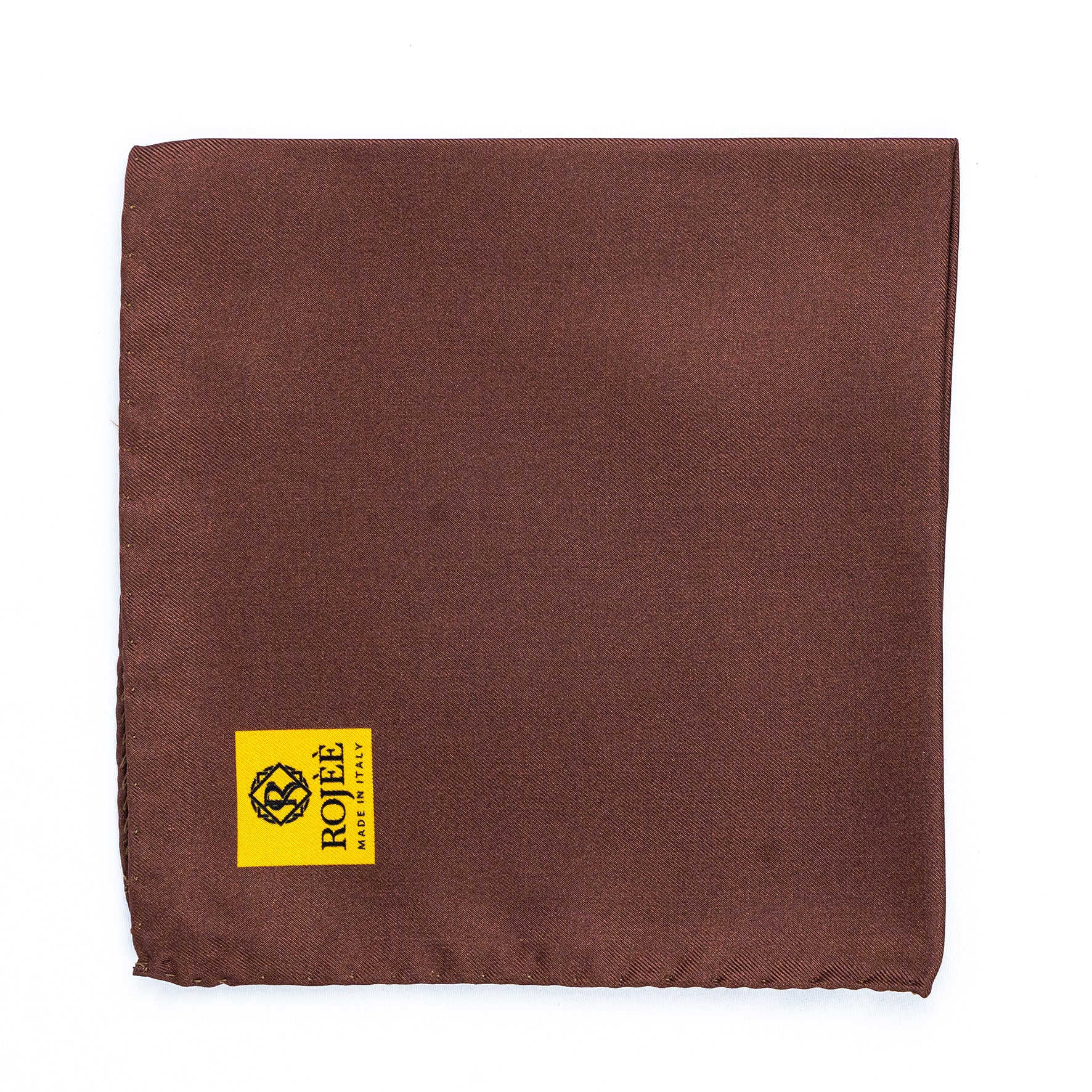 Elegantes Einstecktuch aus 100 % Seide, Made in Italy.