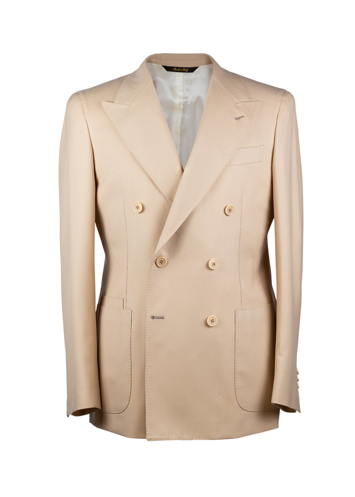 Anzug Zweireiher Beige