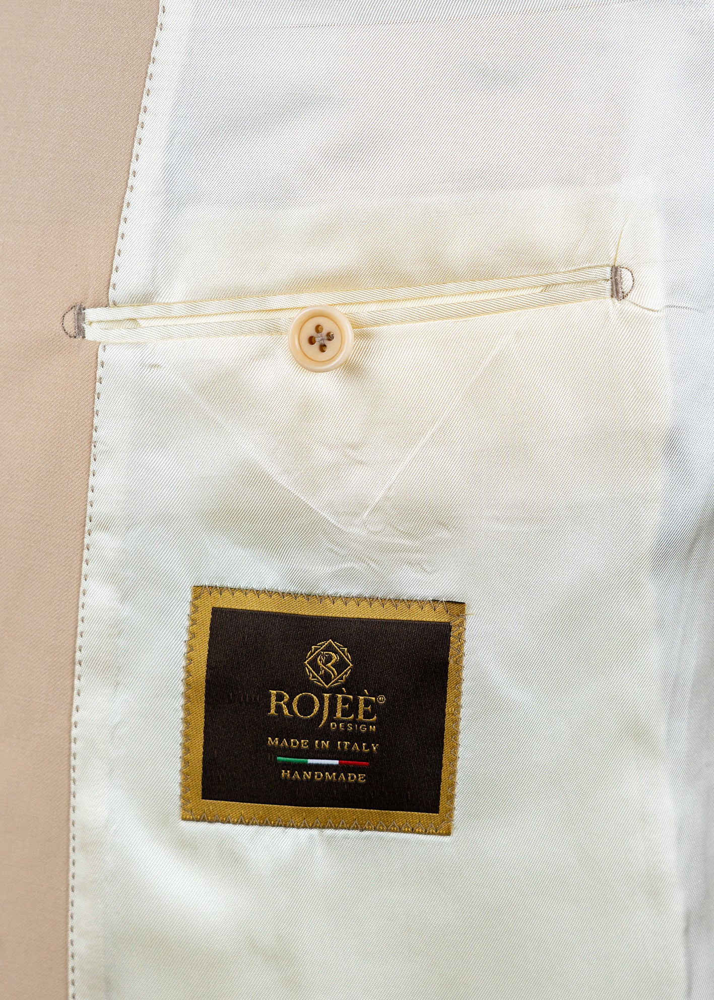 Anzug Zweireiher Beige