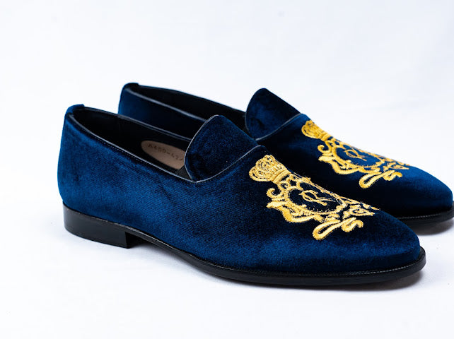 velvet loafers