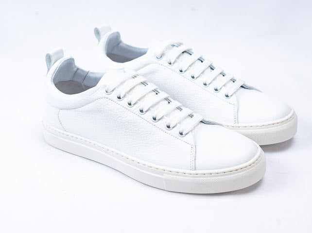Handgefertigte Leder-Sneaker aus Italien