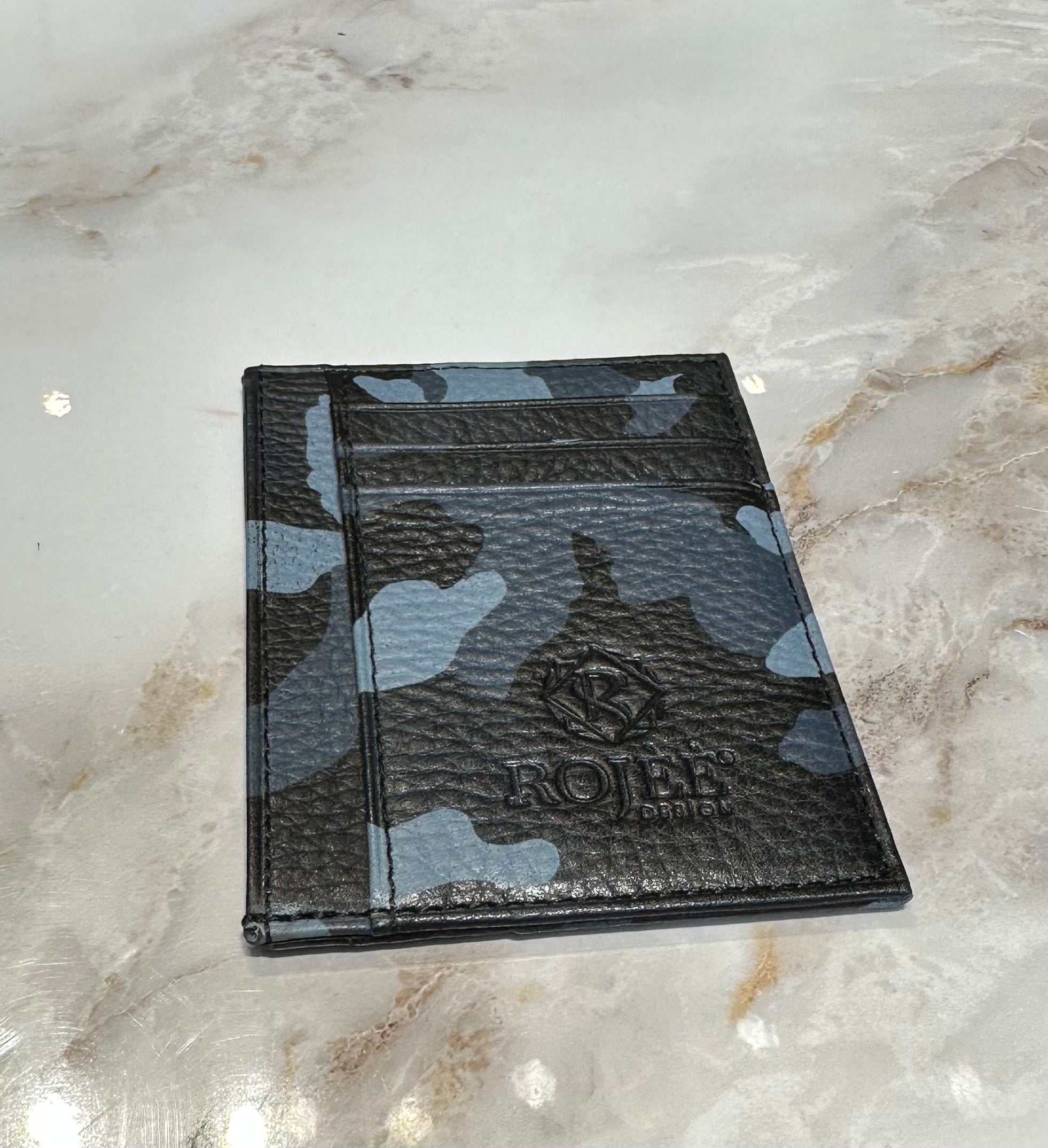card holder - card case made of calf leather