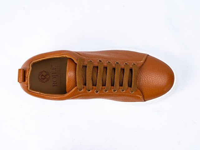 Handgefertigte Leder-Sneaker aus Italien