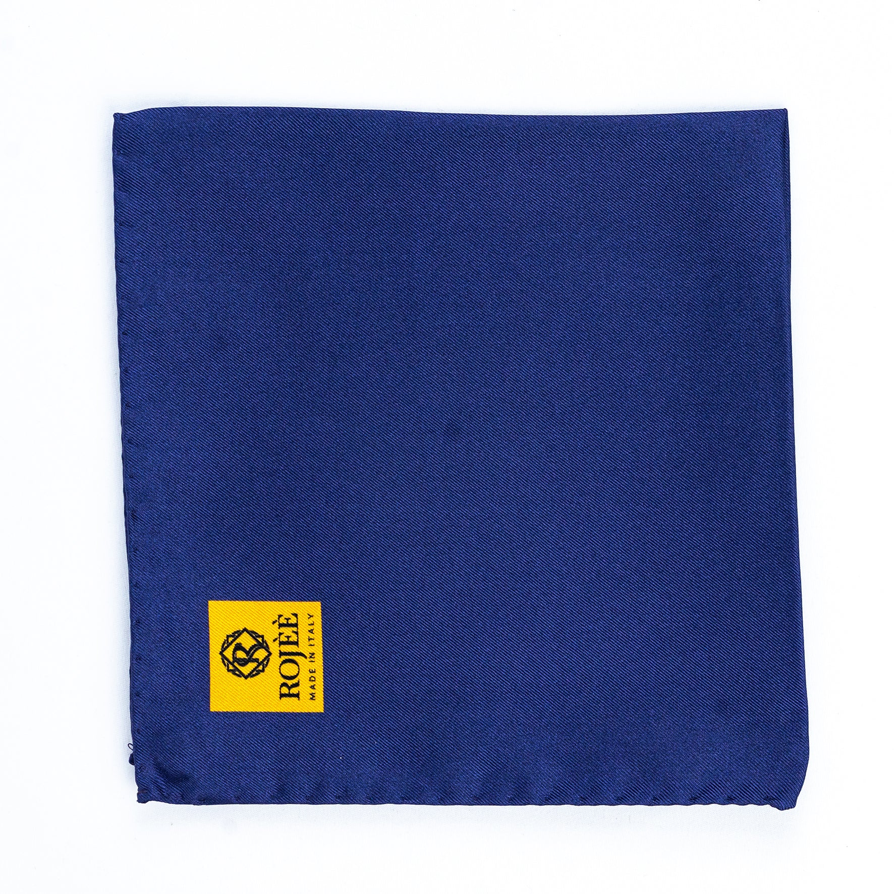 Elegantes Einstecktuch aus 100 % Seide, Made in Italy.