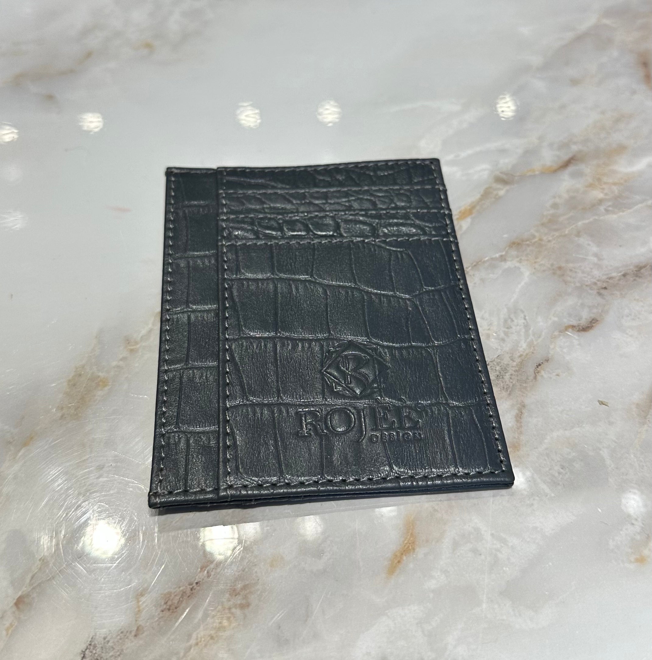 card holder - card case made of calf leather