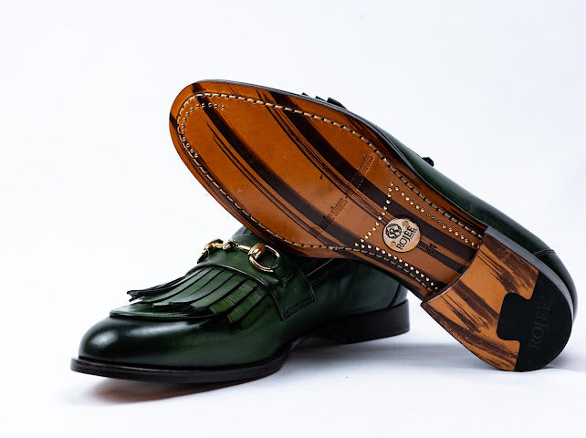 Rojèè Loafers mit goldener Metallschnalle