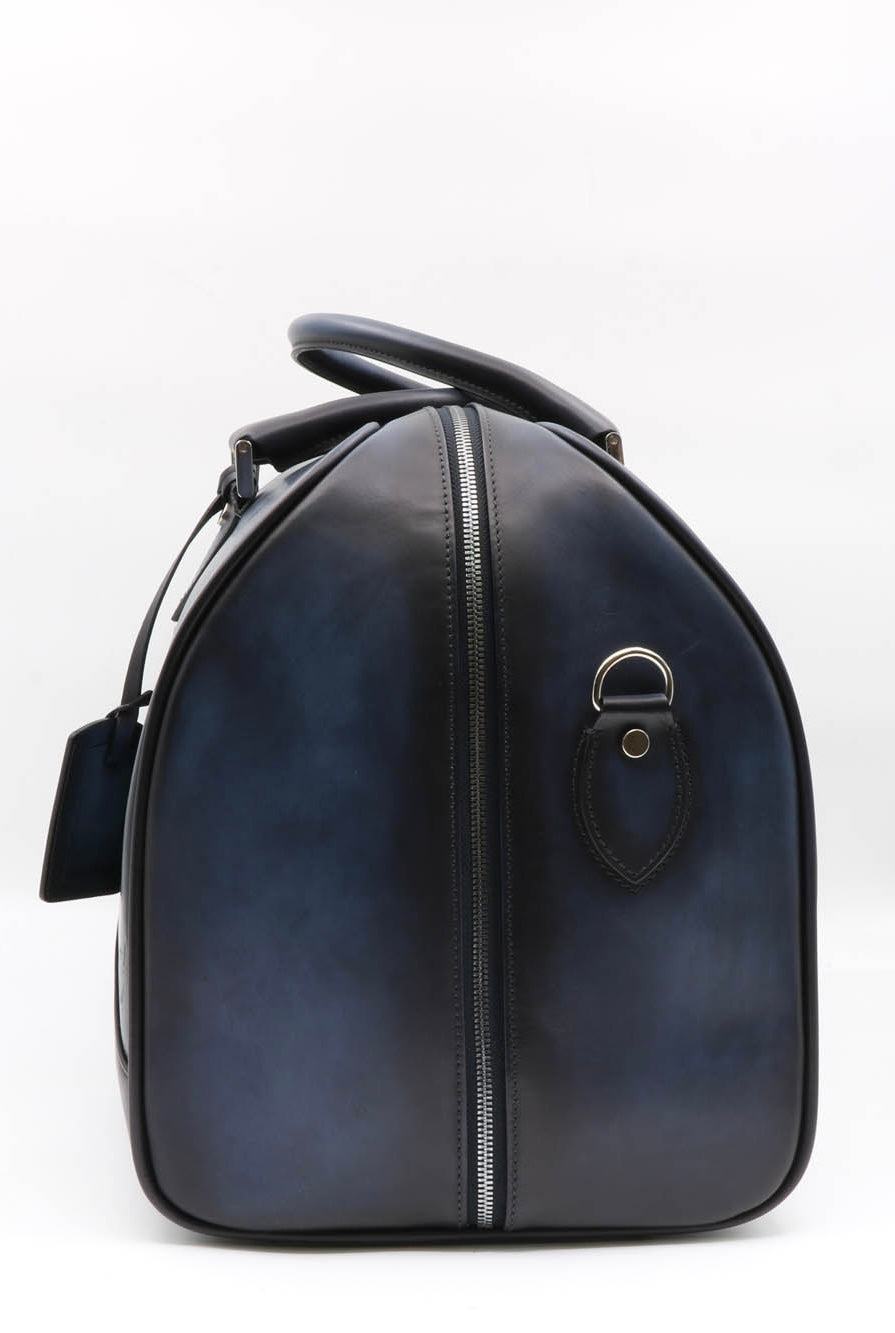 Tasche Blau Mit Gravur