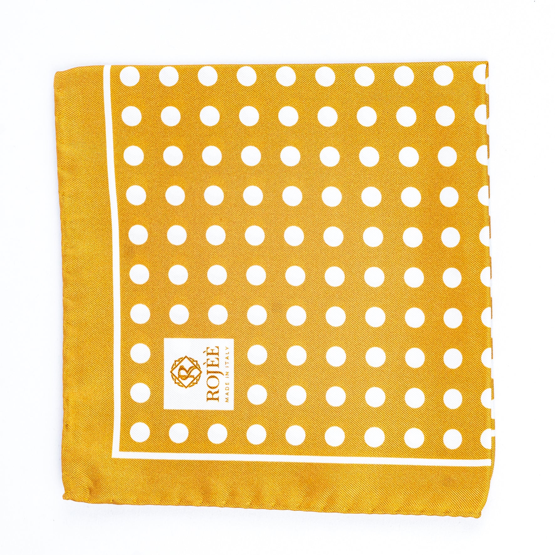 Elegantes Einstecktuch aus 100 % Seide, Made in Italy.