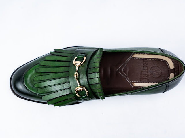Rojèè Loafers mit goldener Metallschnalle