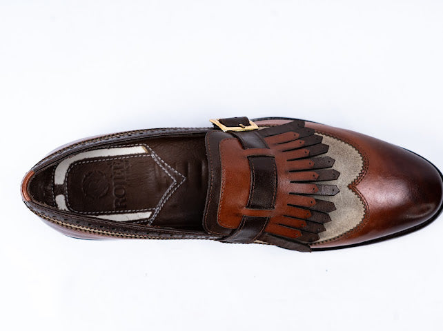 Slipper aus Leder