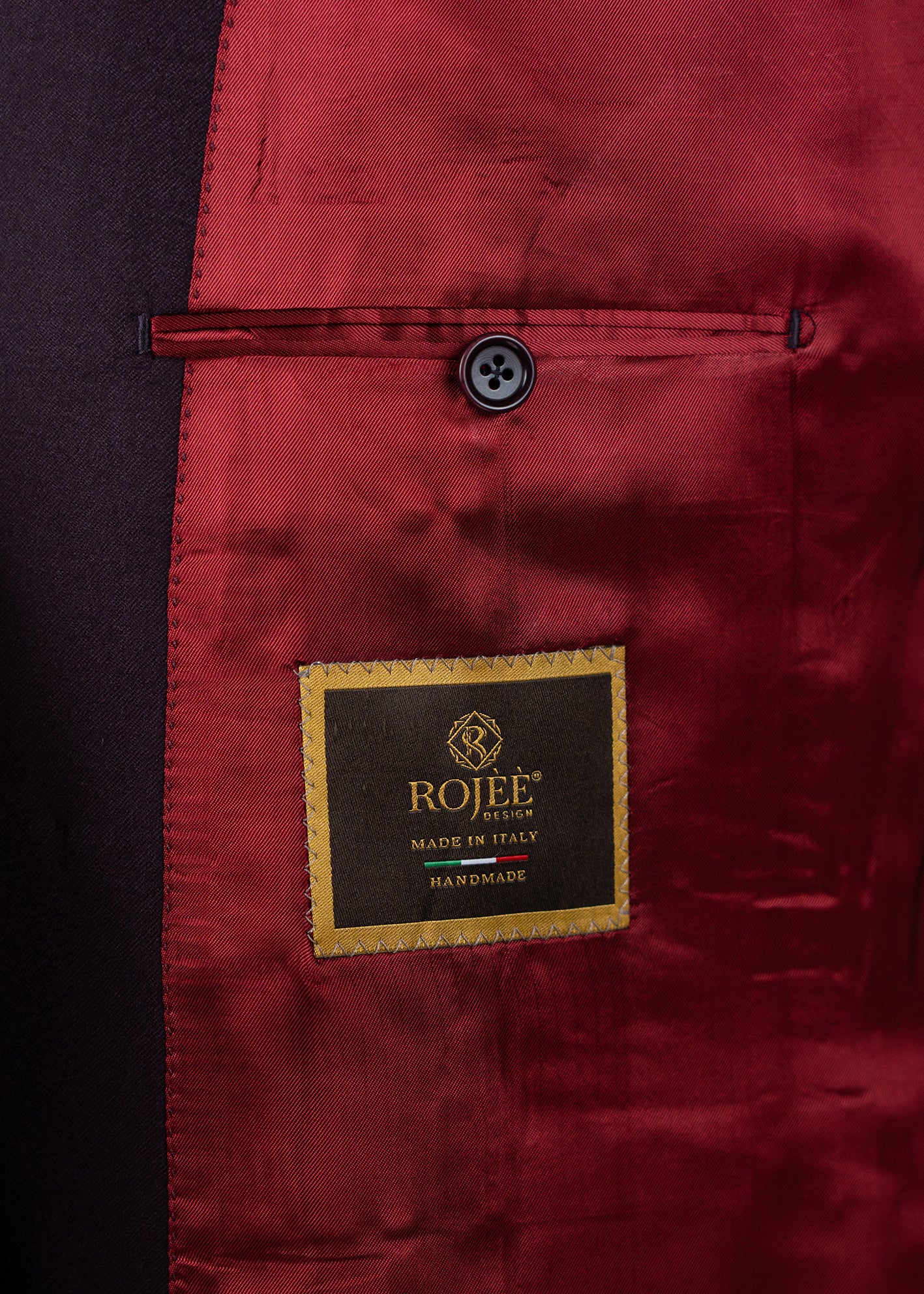 Flanell Anzug Bordeaux