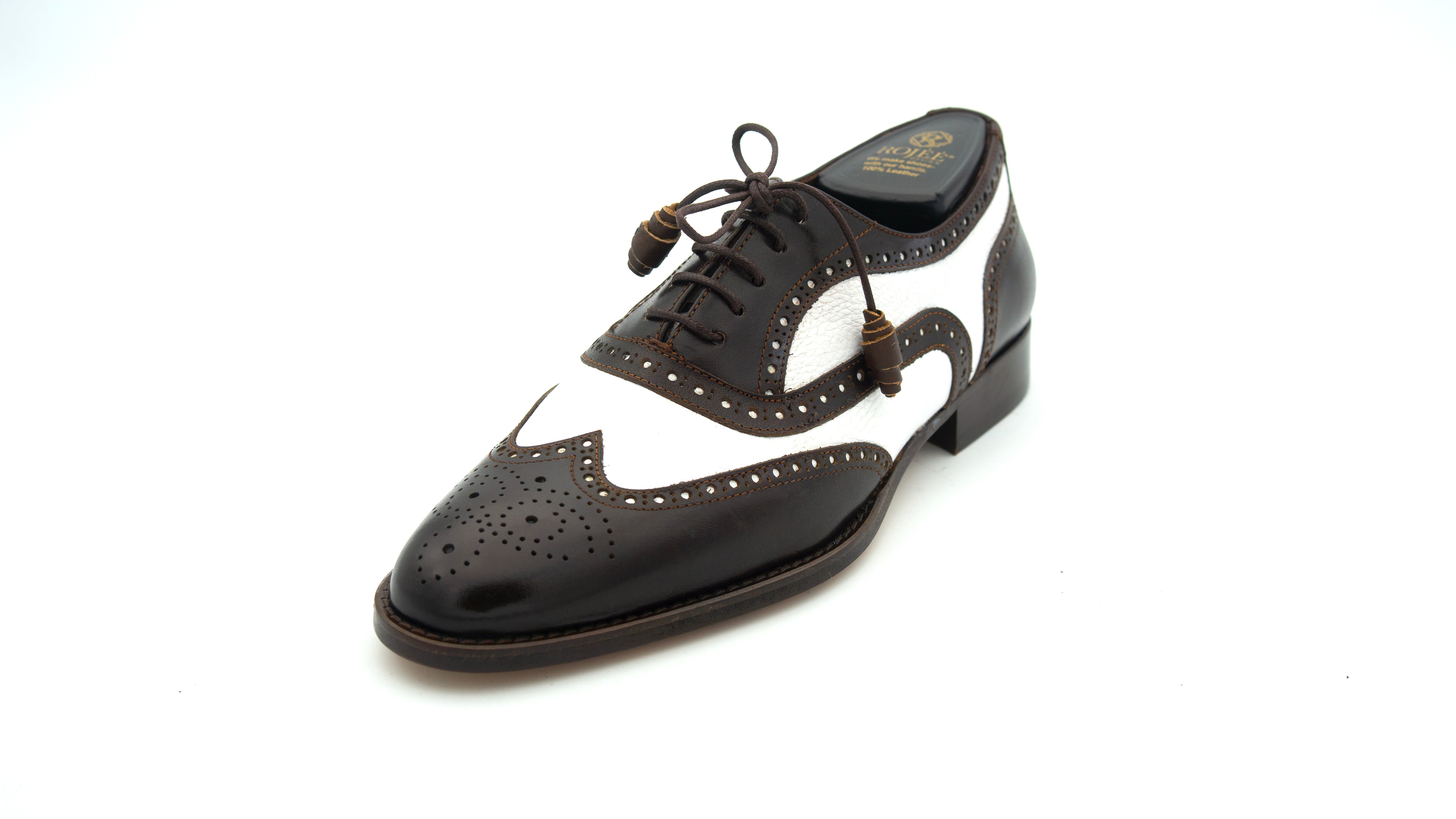 Schnürsenkel Schuhe aus Leder
