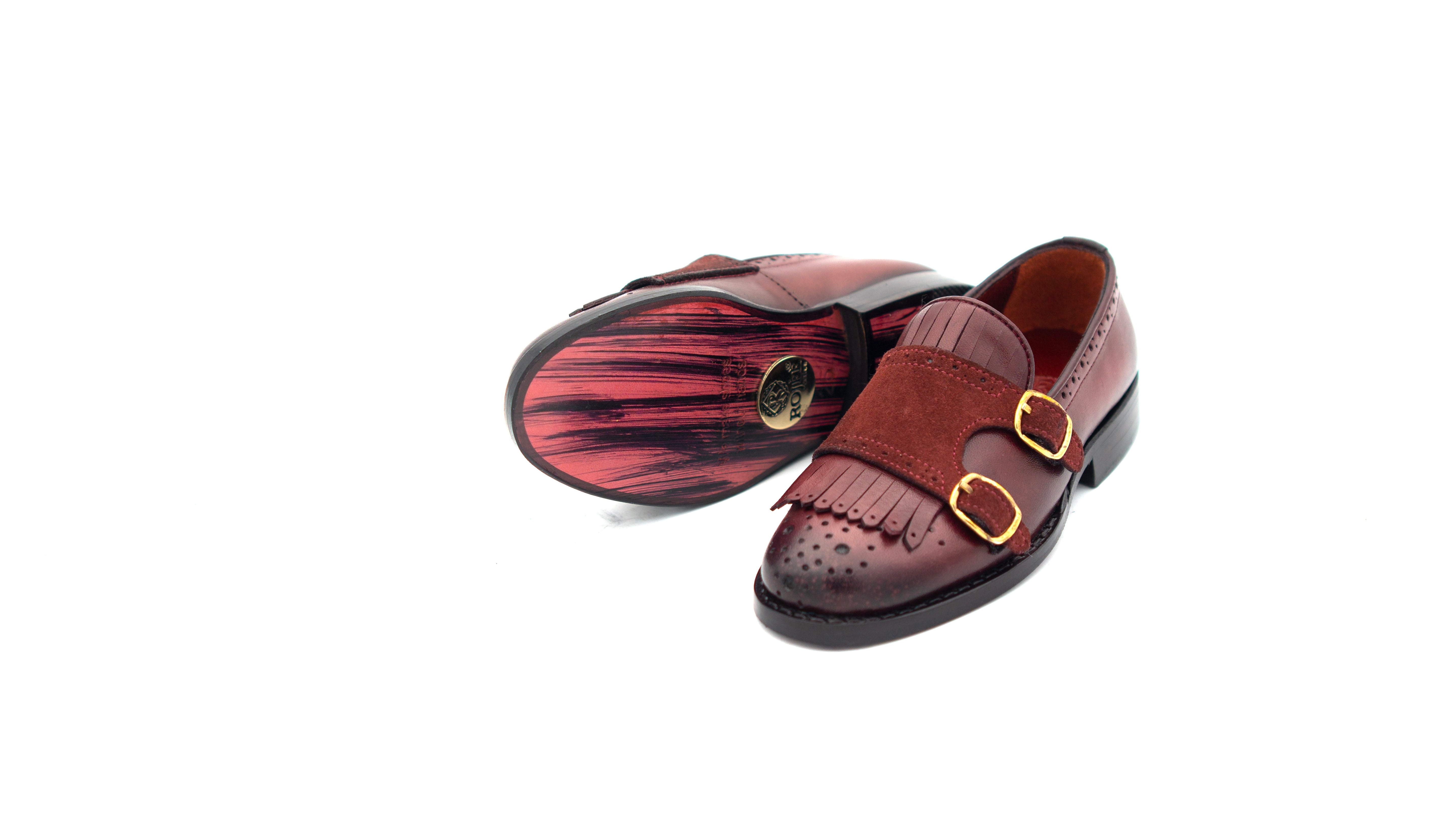 Junior leather slipper