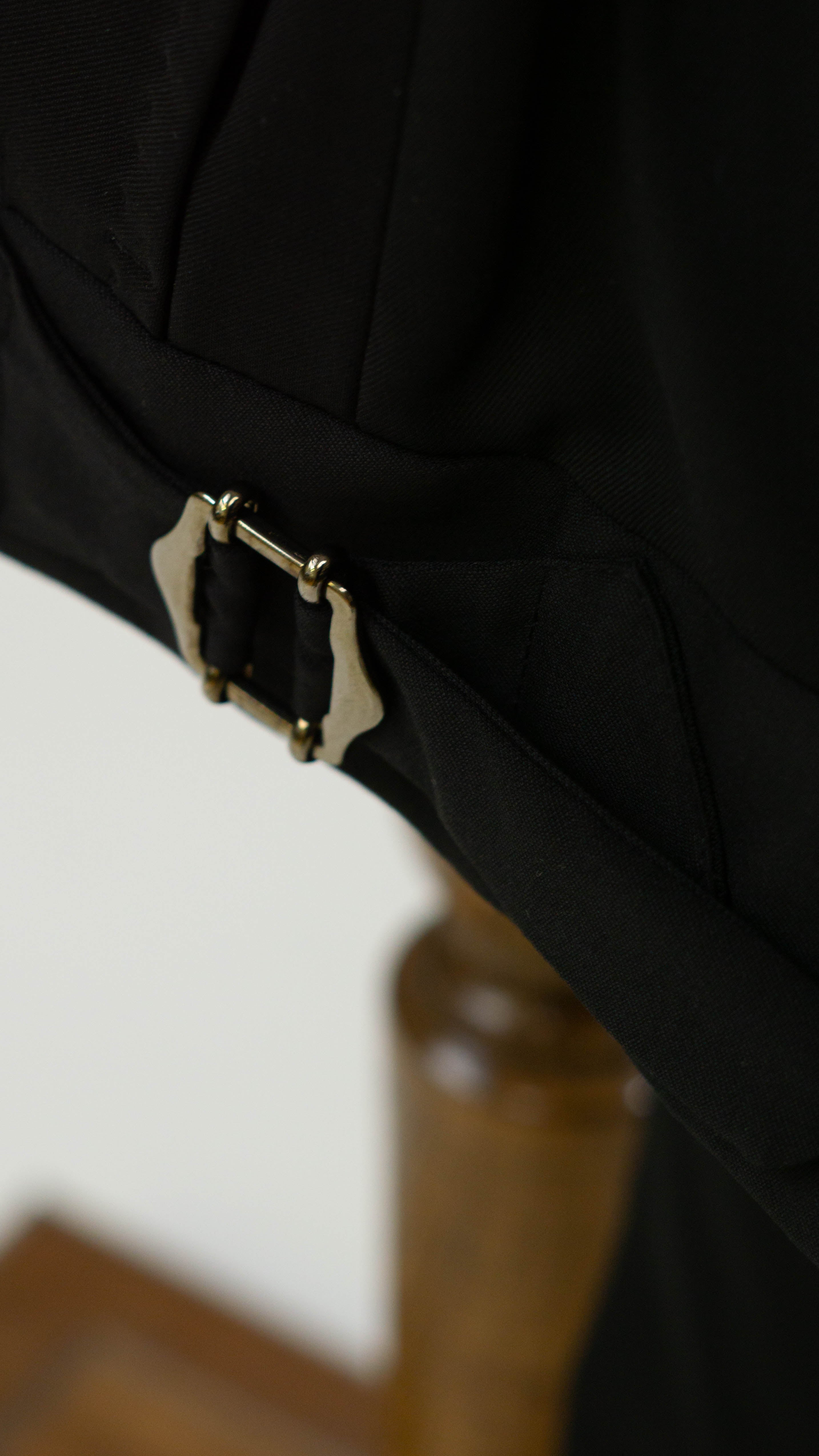 Tuxedo Double Breasted Shawl Collar Black