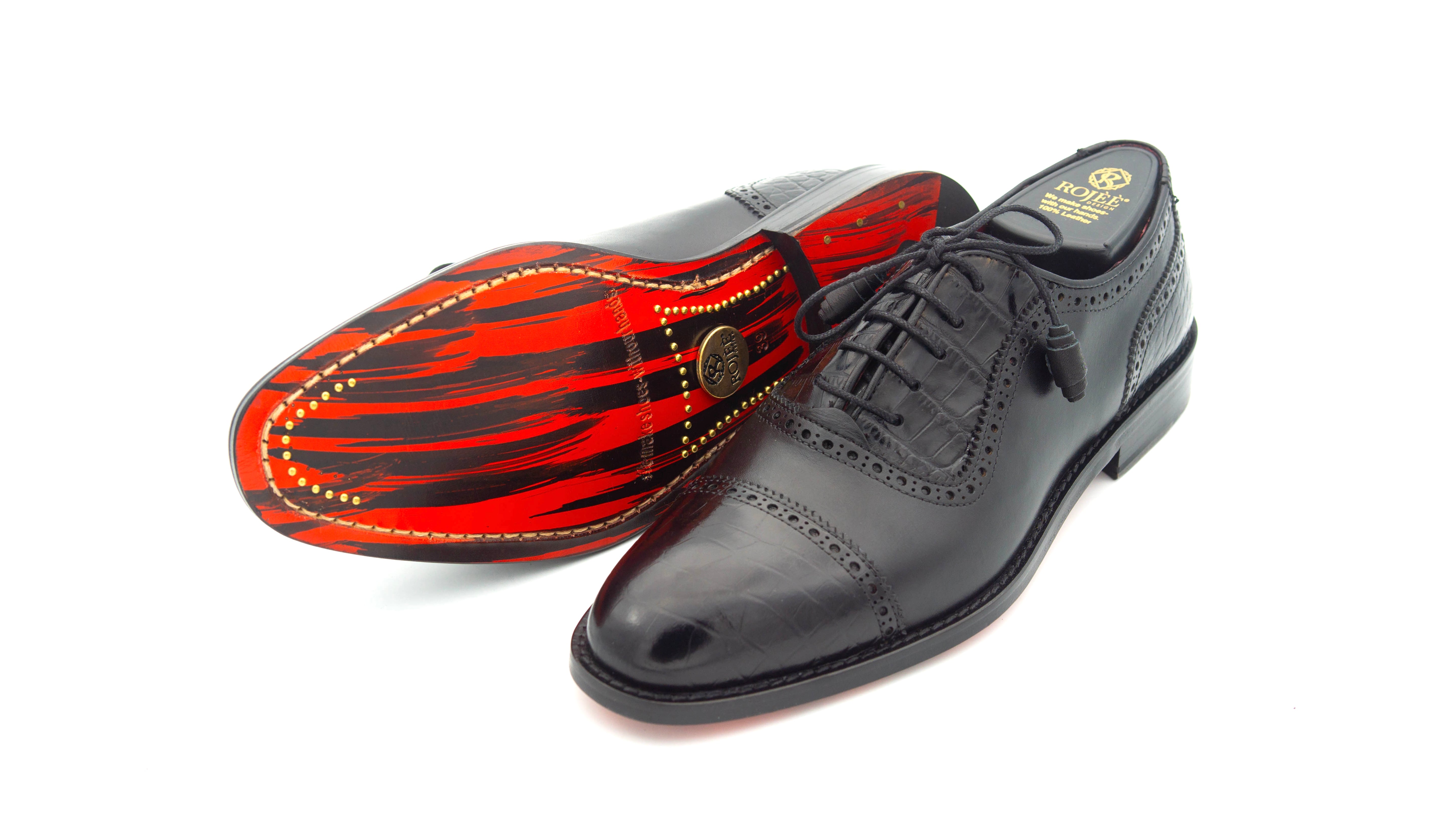 Schnürschuhe aus Leder