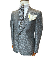 Suit Single-Breasted Camouflage Black/Gray