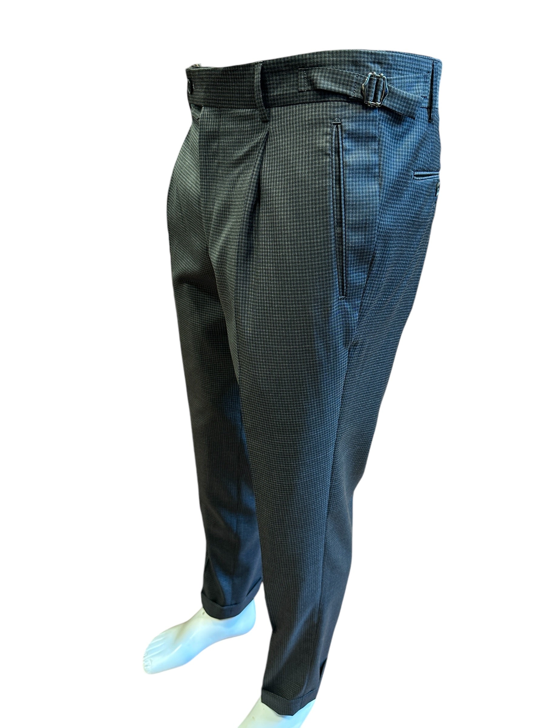 Checkered pants gray