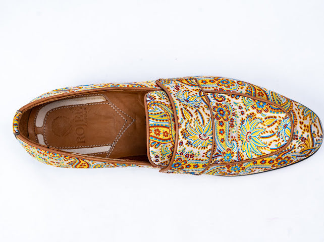 Exklusive Loafer mit Paisley-Muster