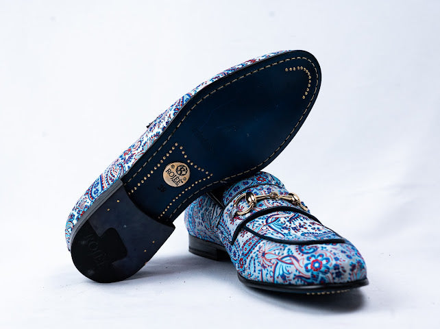 Exklusive Loafer mit Paisley-Muster