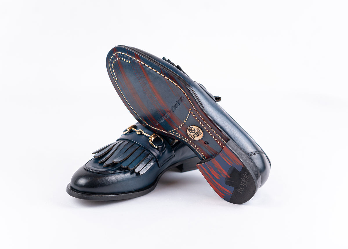 Rojèè Loafers mit goldener Metallschnalle